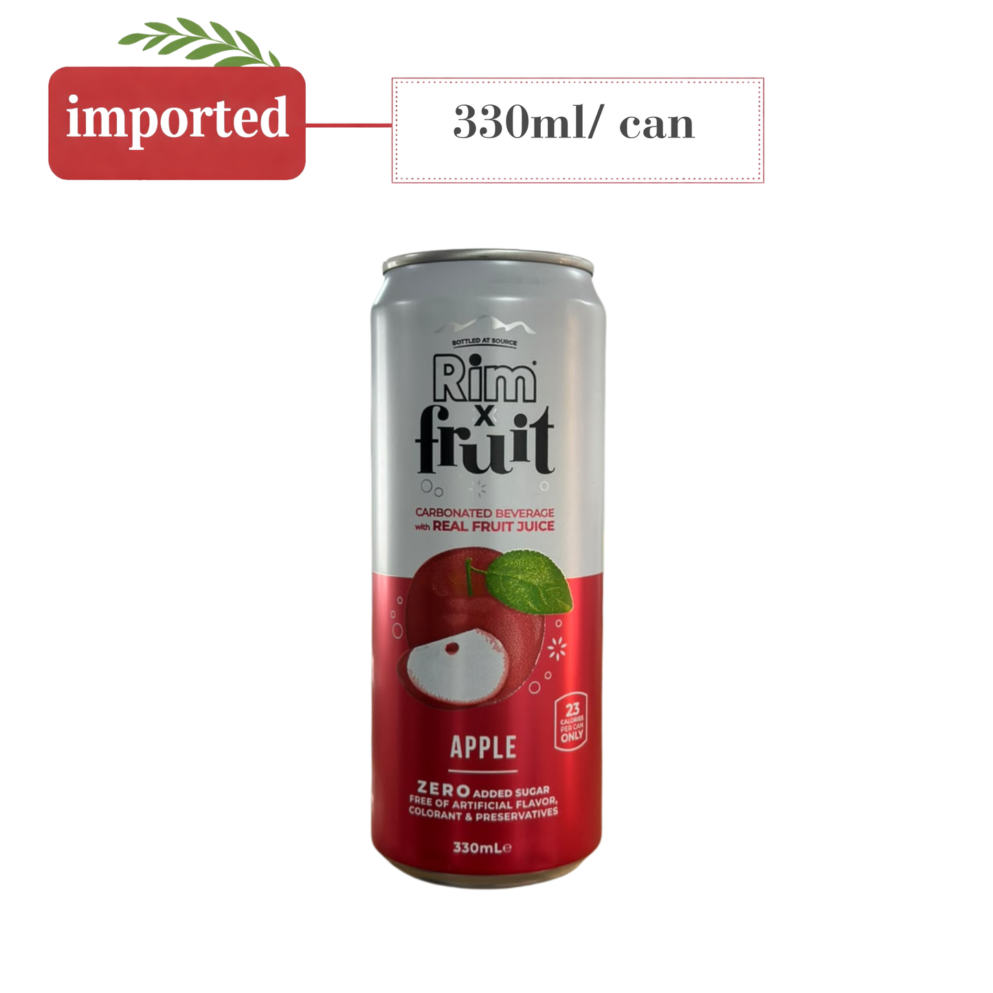 Rim x Fruit Apple Sparkling Drink