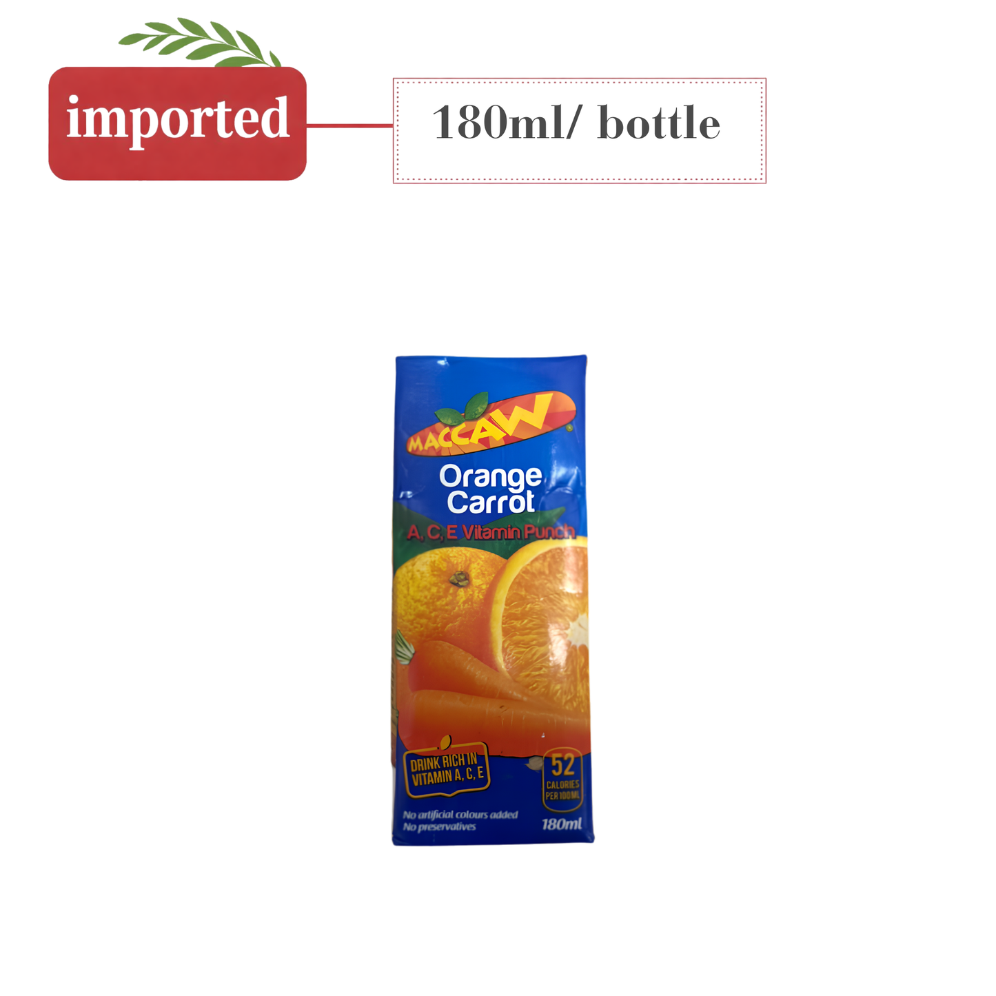 Maccaw Juice - Orange & Carrot