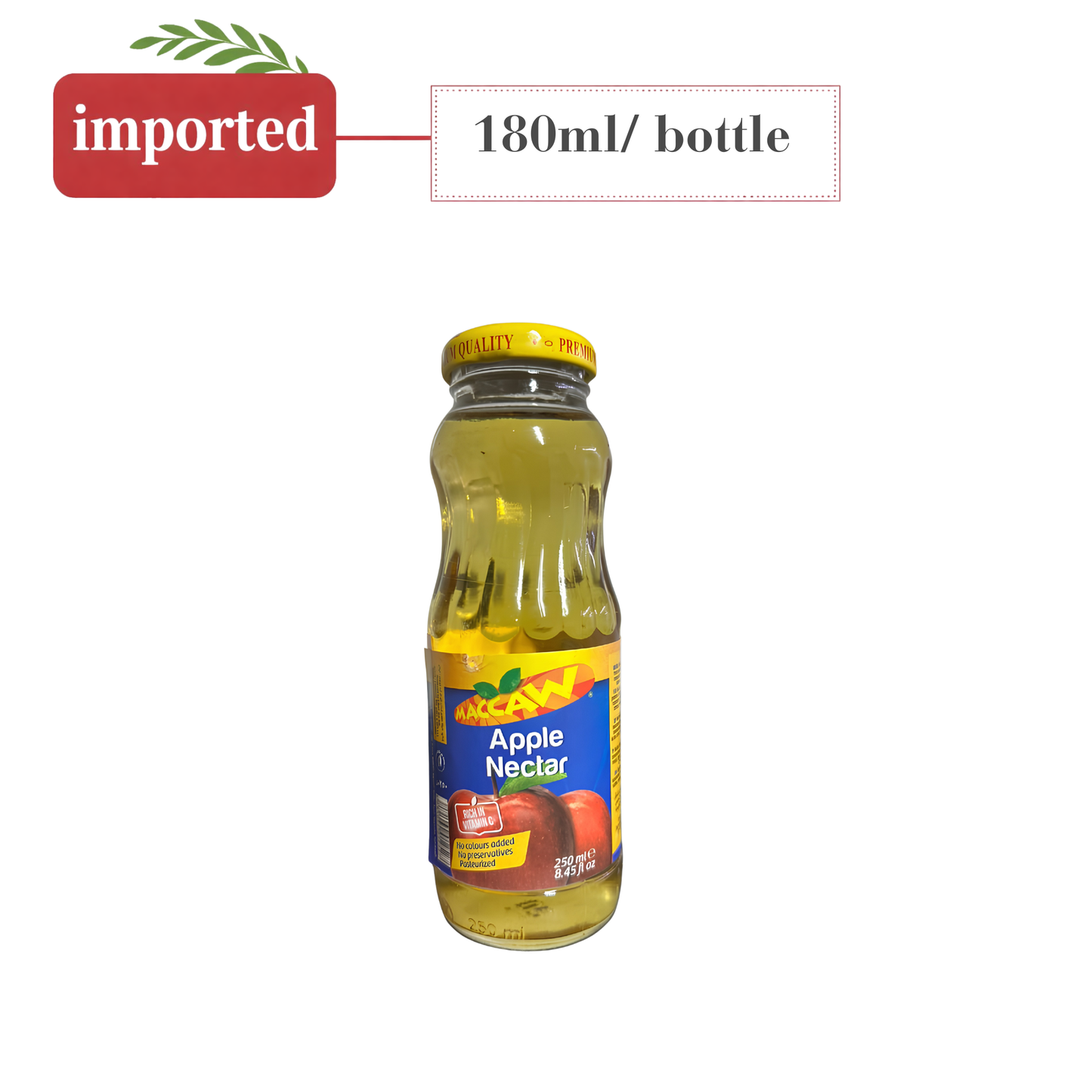 Maccaw Juice - Apple (Glass Bottle)
