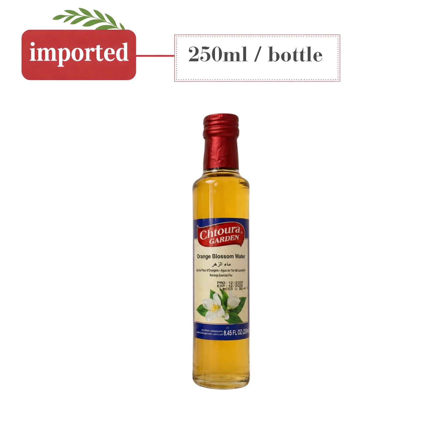 Chtoura Garden Orange Blossom Water