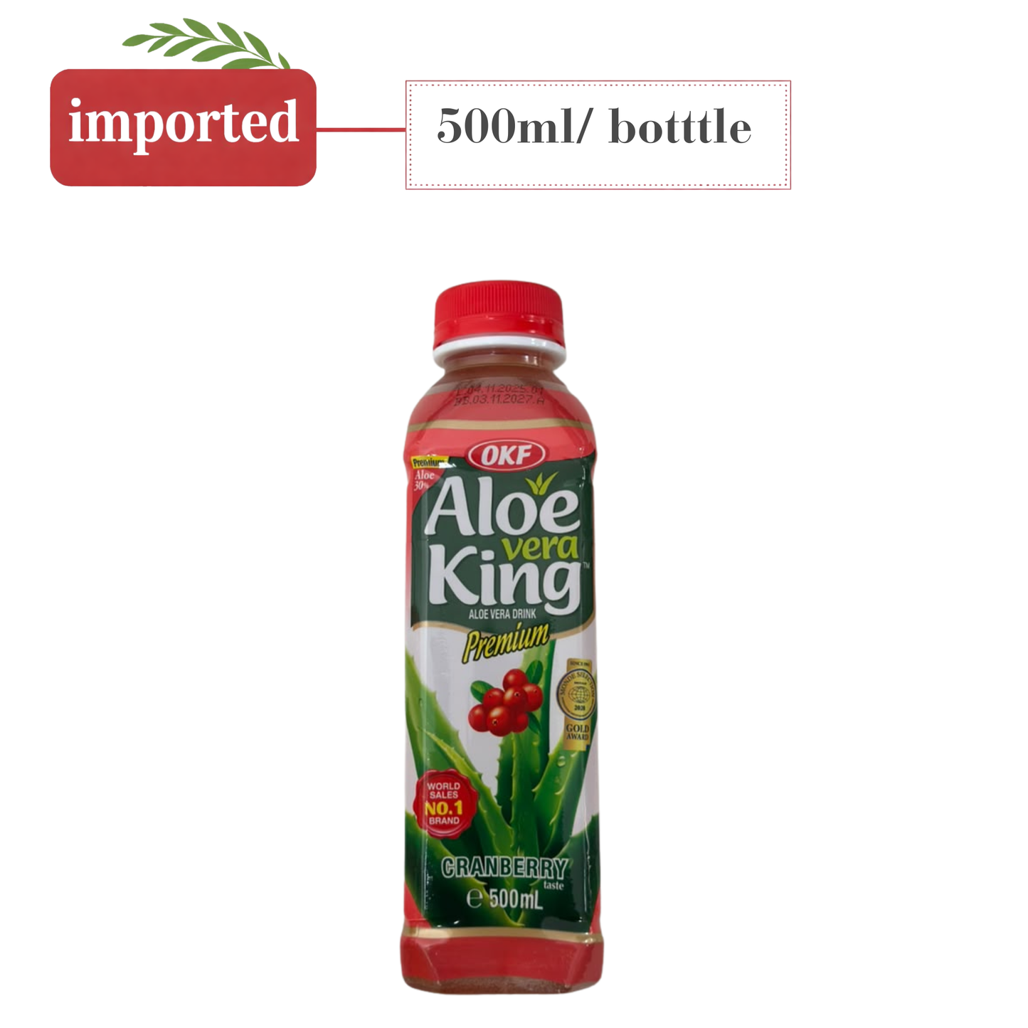 OKF Aloe King Cranberry - Zero Sugar