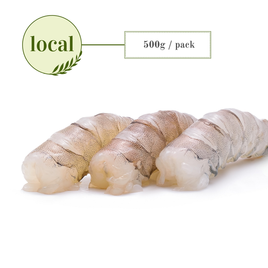Frozen White Prawns 40/50 (Peeled & Deveined - Tail Off)