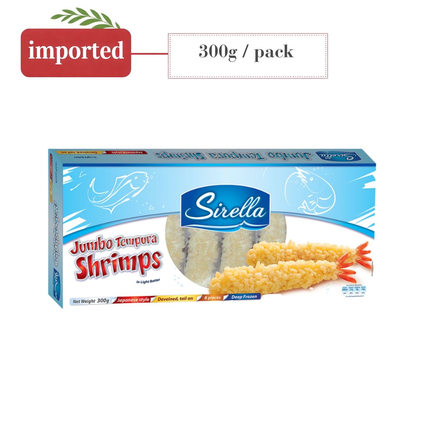Sirella Jumbo Tempura Shrimps