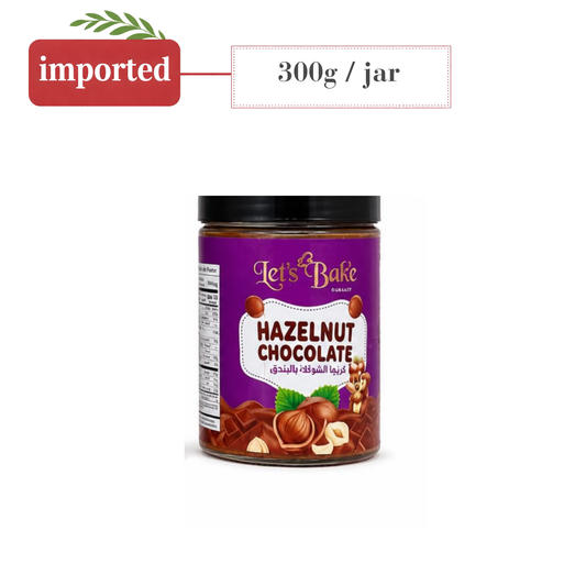 Lets Bake Hazelnut Chocolate Spread