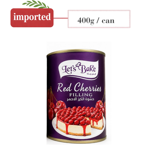 Lets Bake Red Cherries Filling