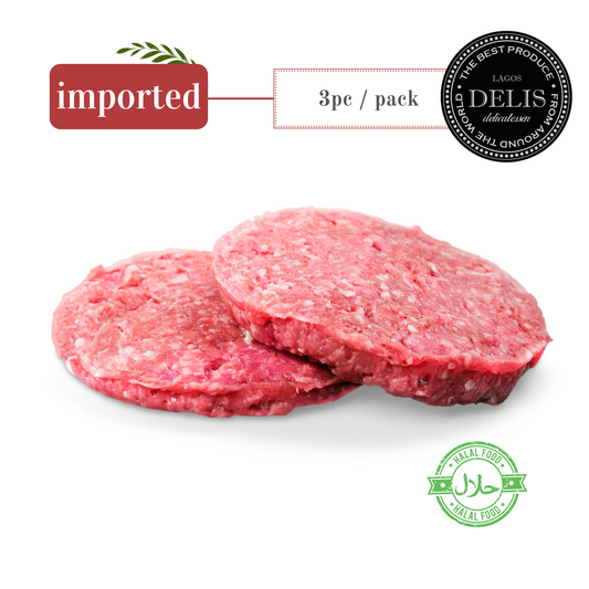 Beef: Burger Patty (Australian)