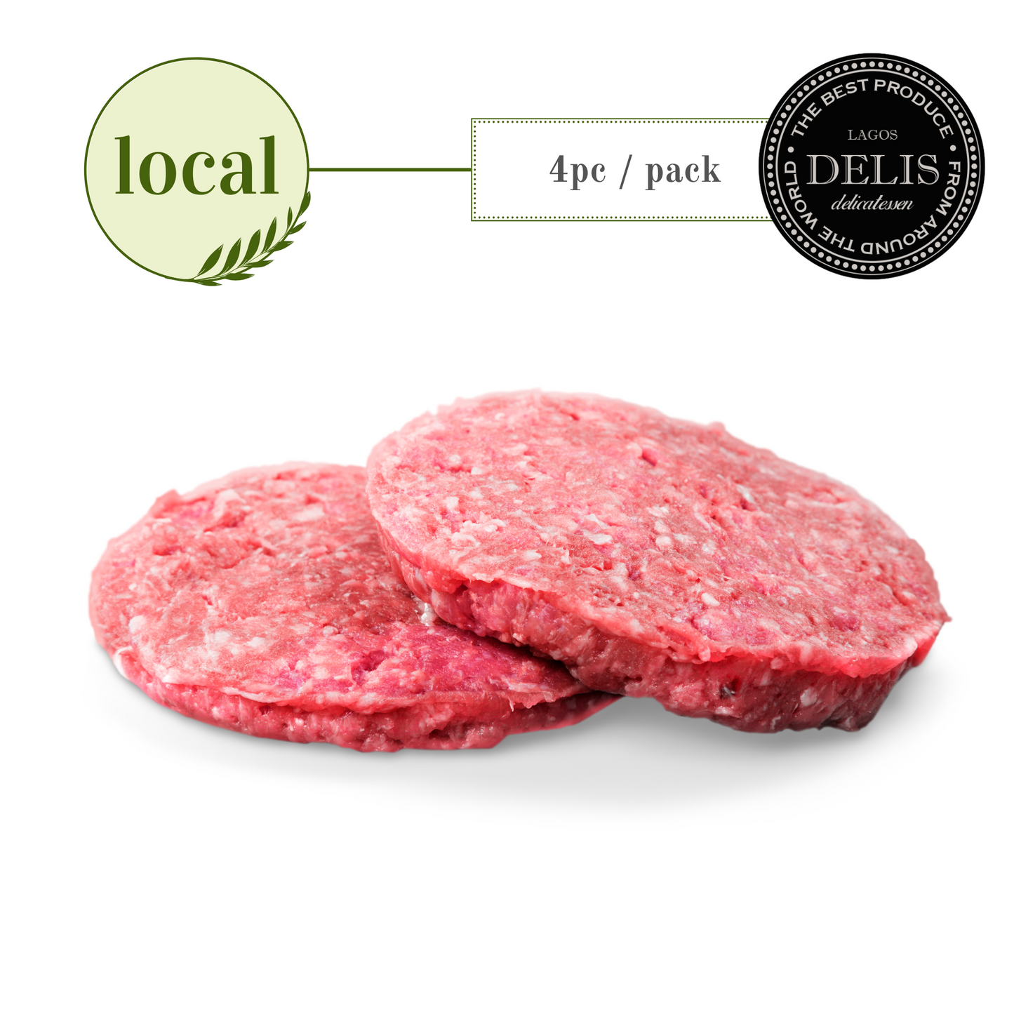 Beef: Burger Patty (Local)