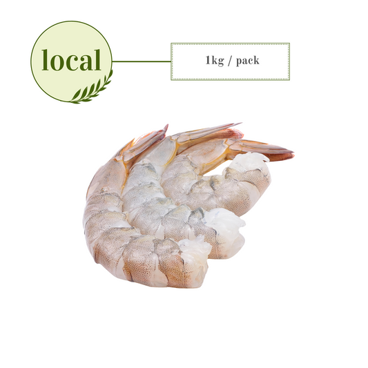 Frozen Jumbo Prawns (Peeled & Deveined, Tail on)